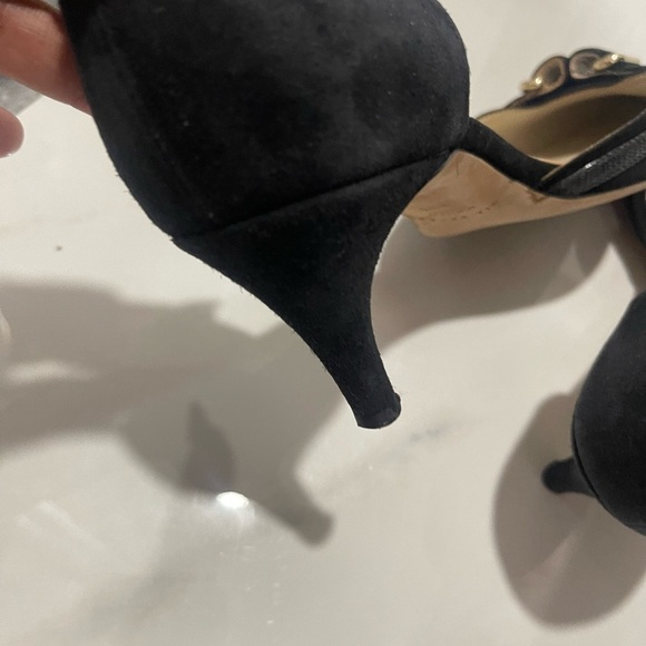 Mía becar Black Stiletto Heels with Pointed Toe size 39 1/2 - Picture 2 of 8